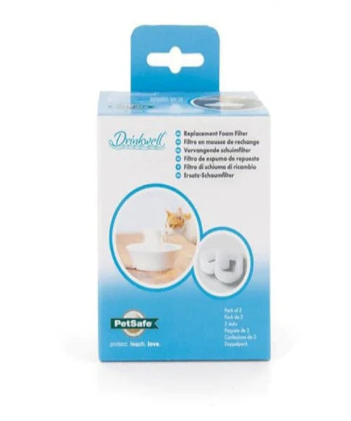 Drinkwell Fountain Replacement Foam Filters 2 Pack - Bild 2