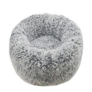 Rosewood Silver Fluff Comfort Dog Bed