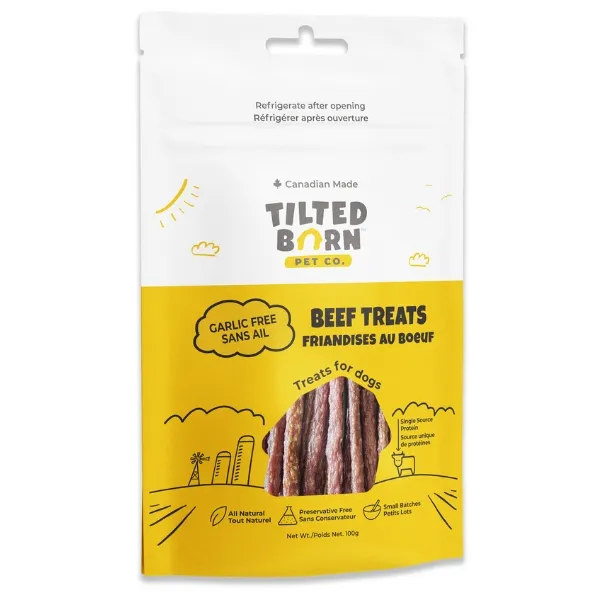 Tilted Barn Beef No Garlic Treat Sticks 3.5oz - Bild 2